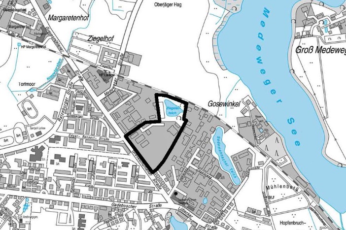 Lageplan © Landeshauptstadt Schwerin