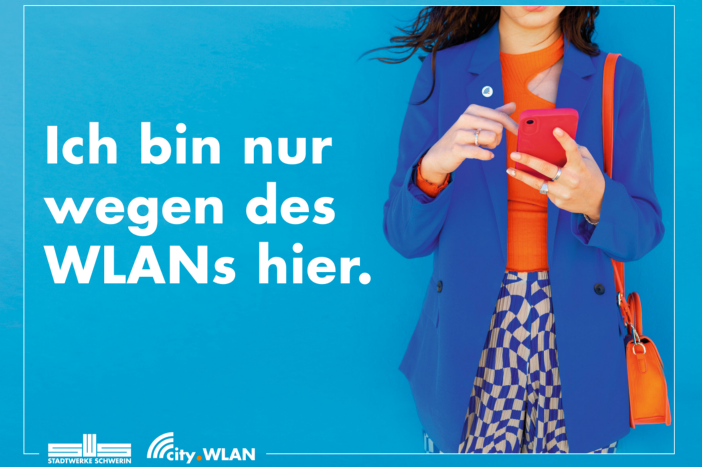 Der neue city.WLAN Shop ermöglicht Ticketkäufe für das eigene Gerät oder zum Verschenken - unabhängig von Zeit und Ort. © Stadtwerke Schwerin