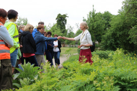 Ein Kräutererlebnis der besonderen Art - Kräuterwanderung mit Anne-Katrin Schmiedehaus-Engel &copy; Fred-Ingo Pahl