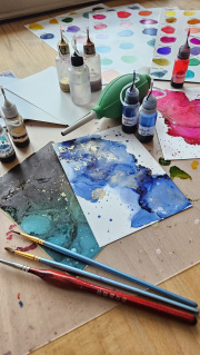 alcohol-ink &copy; Sandra Gockel