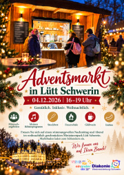Weihnachtsmarkt Lütt Schwerin 04 &copy; KI-Generiert