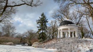 Jugendtempel im Winter © Tourismusverband Mecklenburg-Schwerin