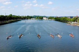 Spannende Rennen auf dem Pfaffenteich © Kanurenngemeinschaft Schwerin e.V.
