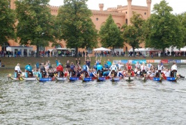 Spannende Rennen auf dem Pfaffenteich © Kanurenngemeinschaft Schwerin e.V.