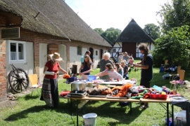 Kreative Mitmach-Angebote im Freilichtmuseum Mueß &copy; Fred-Ingo Pahl